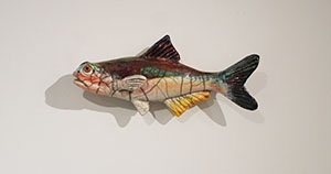 Image of Alan Bennett's ceramic sculpture Anchovy.